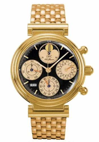 IWC Da Vinci Perpetual Red Gold / Black / Italian / Bracelet IW9252-10 (IW925210)